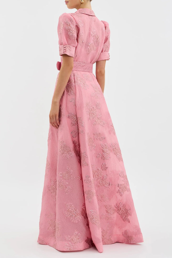 Rosélle™ |  Belted Maxi Dress