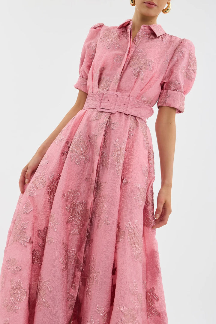 Rosélle™ |  Belted Maxi Dress