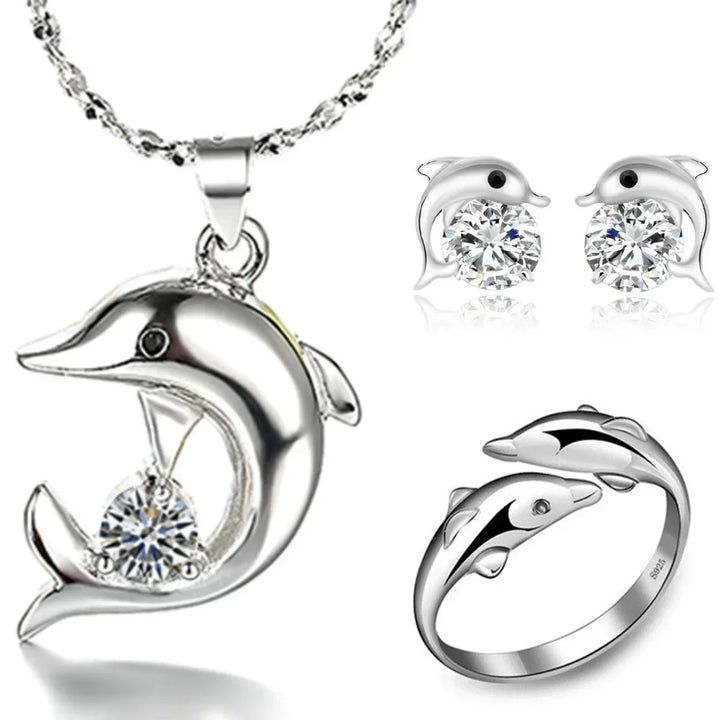 Sterling Silver Dolphin Jewellery Collection