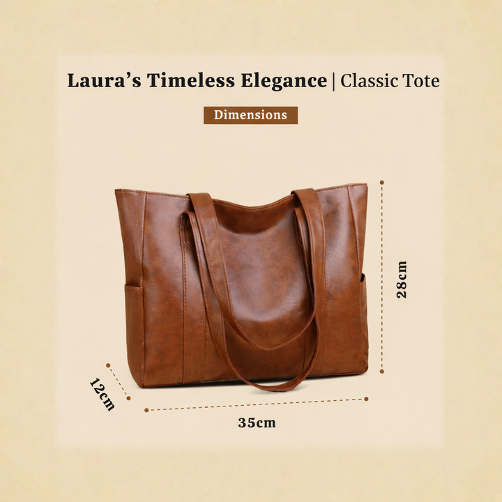 Laura™ | Built to Last — Durable Leather Tote Bag