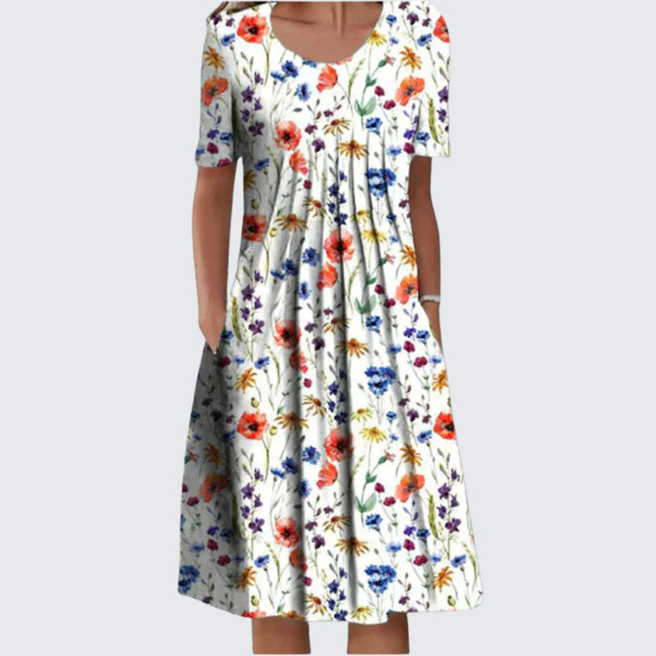 Liora | Floral Summer Dress with Pockets
