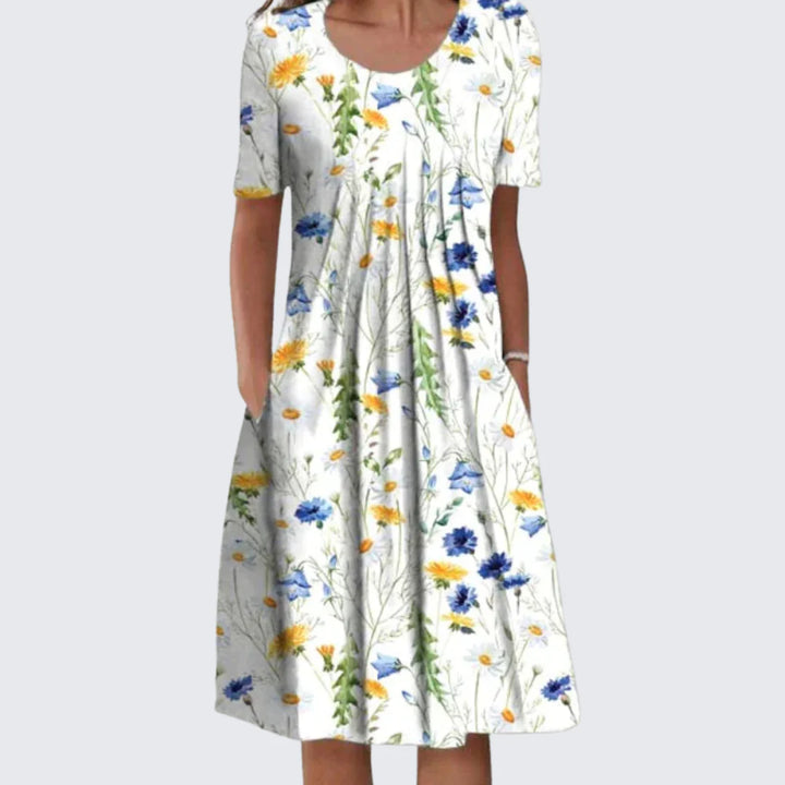 Liora | Floral Summer Dress with Pockets