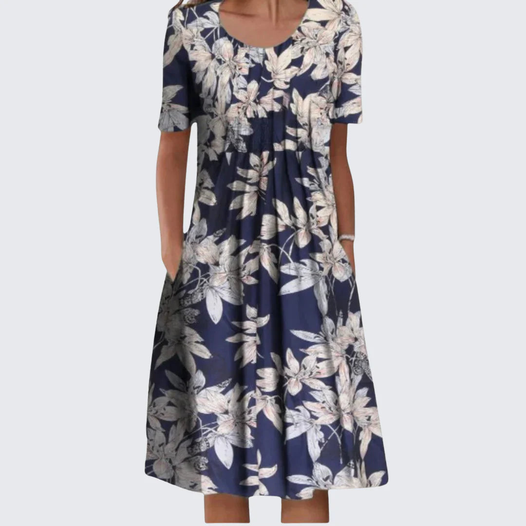 Liora | Floral Summer Dress with Pockets