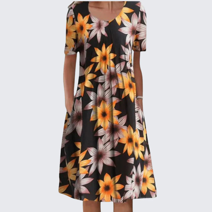 Liora | Floral Summer Dress with Pockets