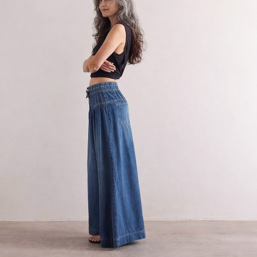 Marielle™ | Relaxed Wide-Leg Denim Pants