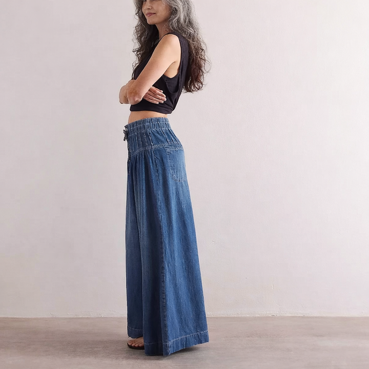 Marielle™ | Relaxed Wide-Leg Denim Pants