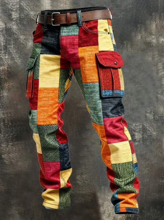 Riley | Patchwork Cargo Pants