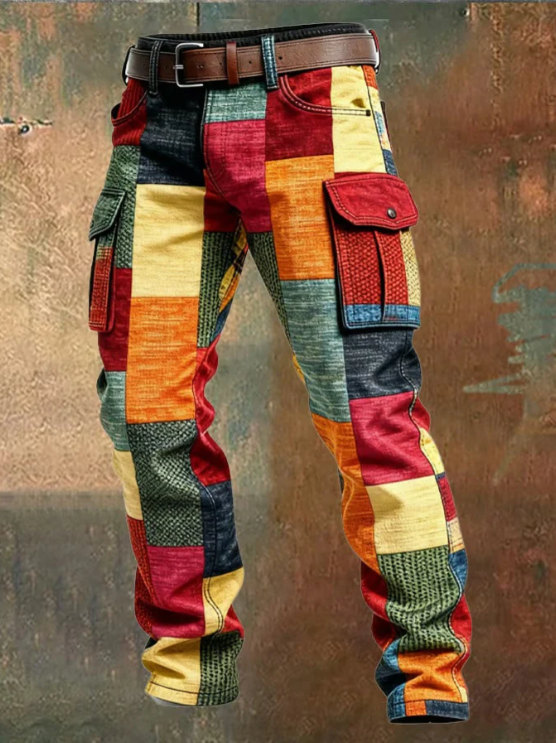 Riley | Patchwork Cargo Pants