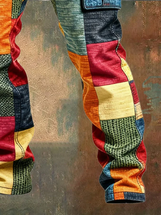 Riley | Patchwork Cargo Pants