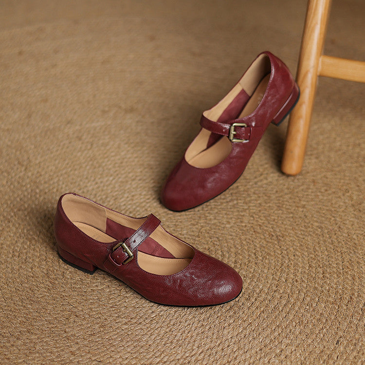 Elva Genuine Leather Shoes