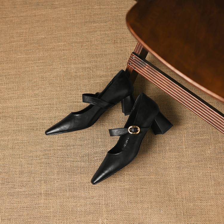 Azra Genuine Leather Heels