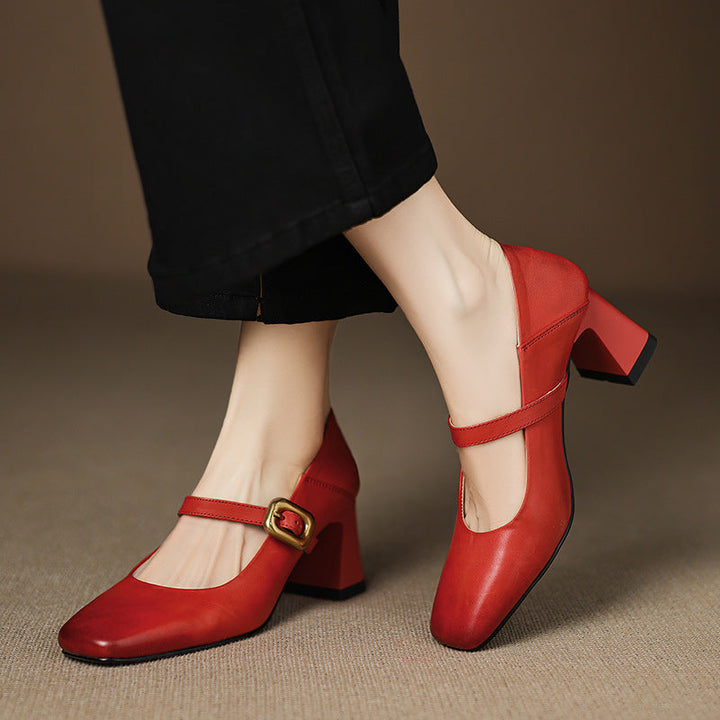 Kelis Genuine Leather Heels