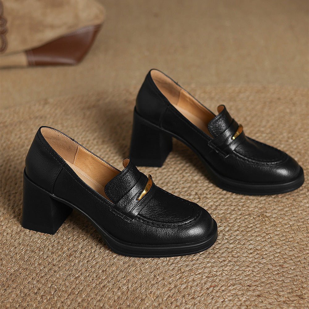Zivra Genuine Leather Heels