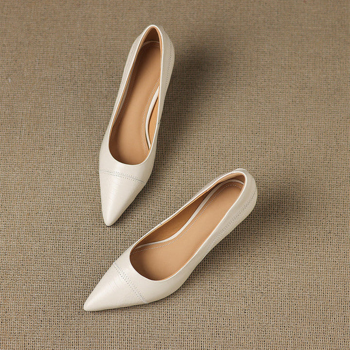 Elyra Genuine Leather Heels