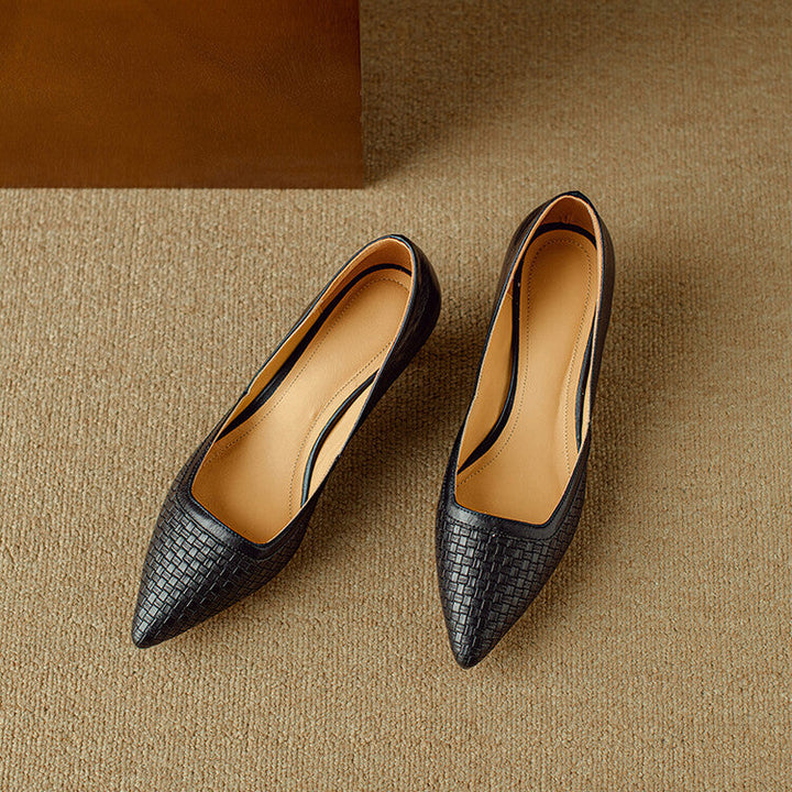 Enzo Genuine Leather Heels