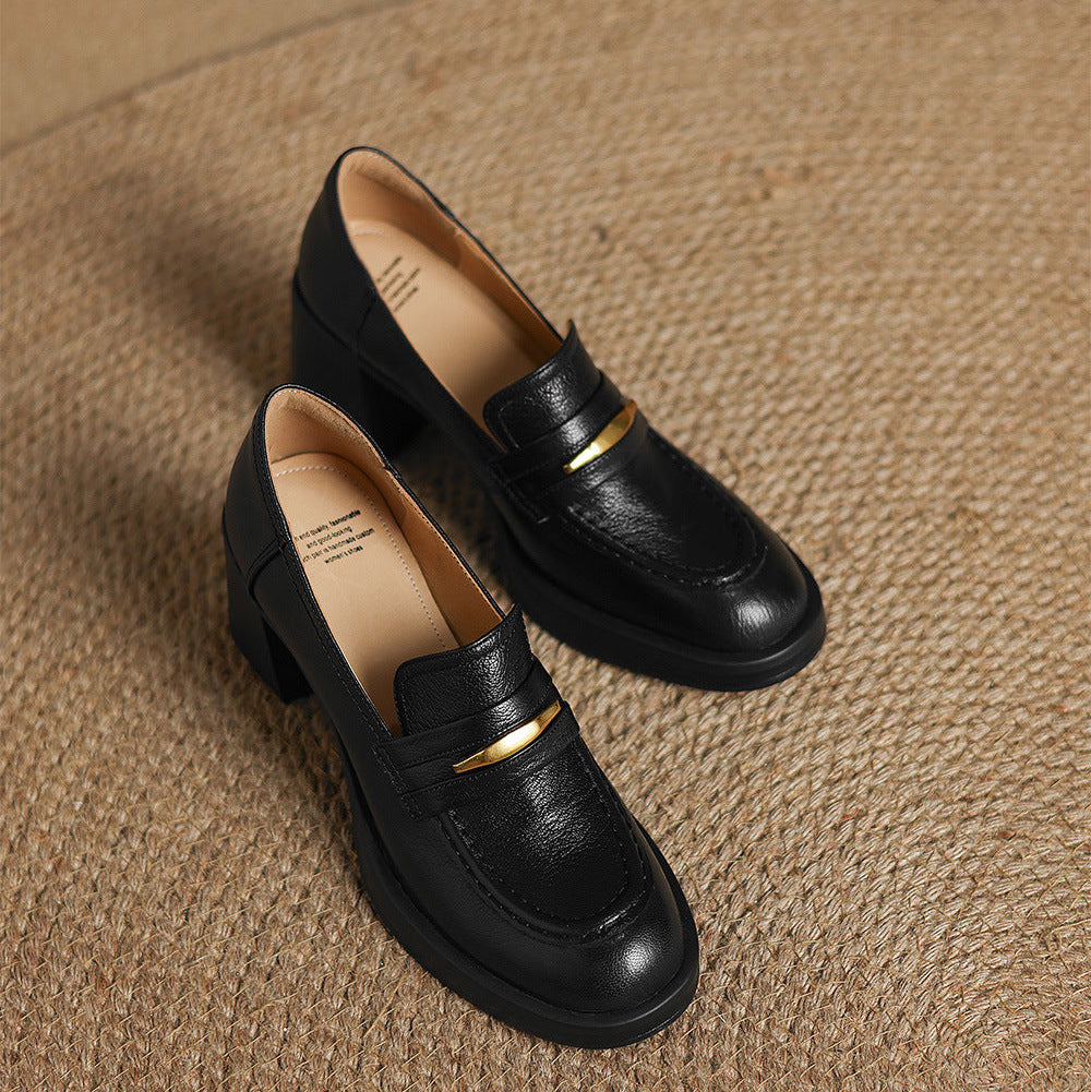 Zivra Genuine Leather Heels
