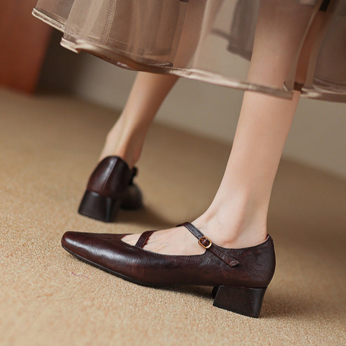 Evra Genuine Leather Heels