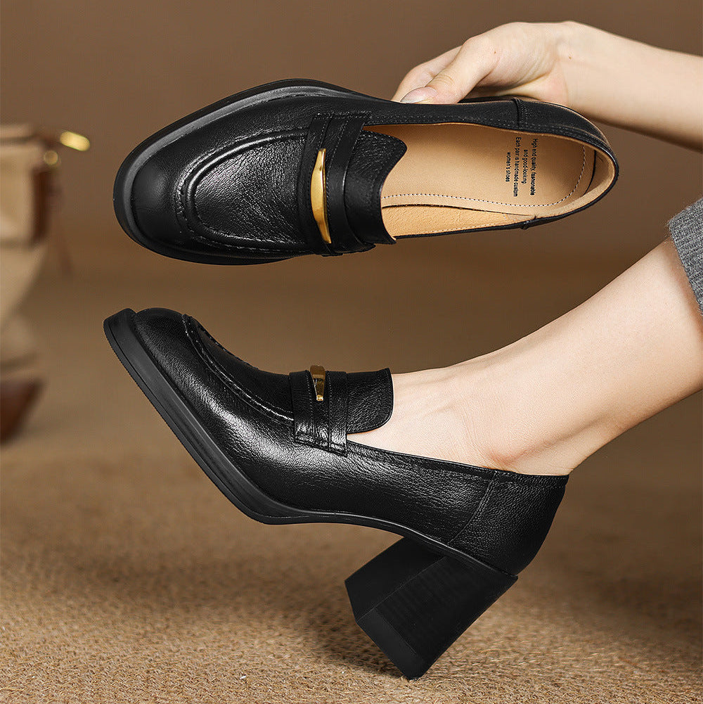 Zivra Genuine Leather Heels