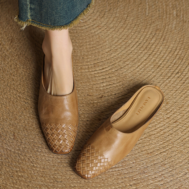 Dalvi Genuine Leather Mules