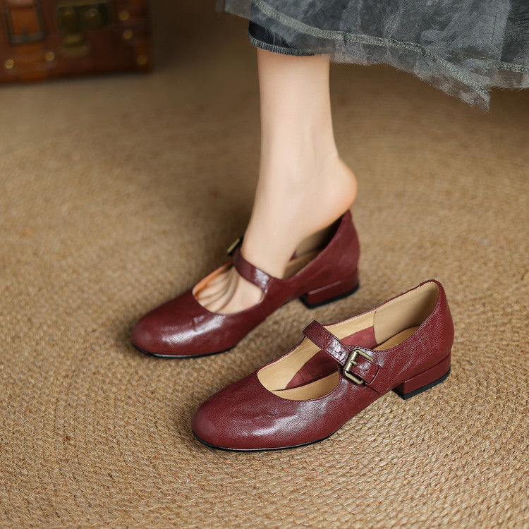 Elva Genuine Leather Shoes