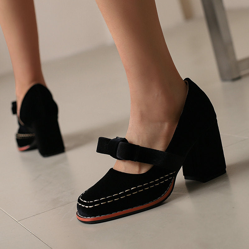 Clair Block Heels
