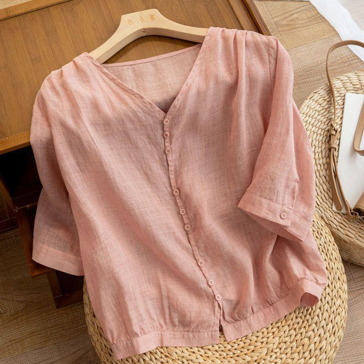 Zyla Cotton Blouse