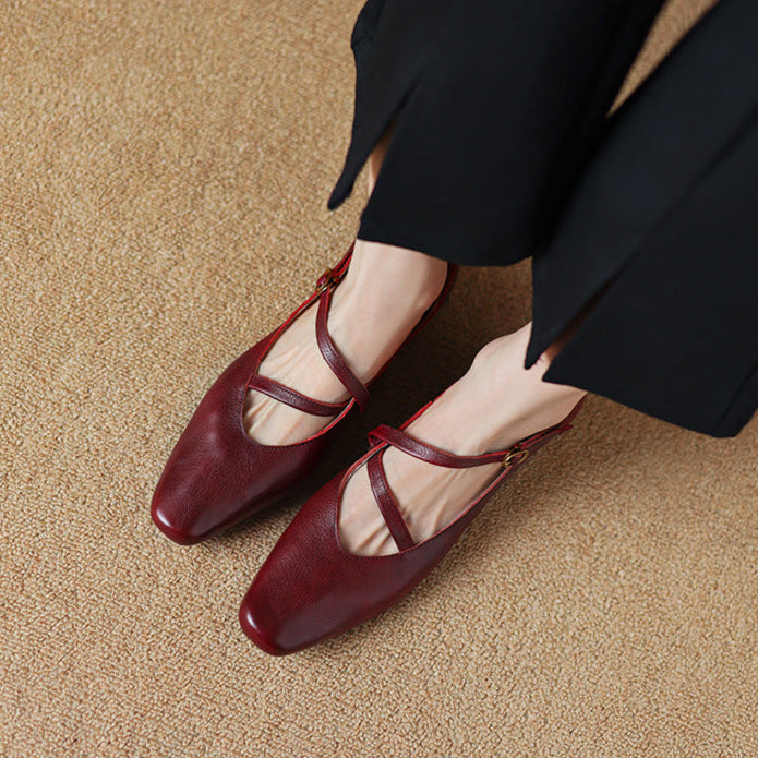 Evra Genuine Leather Heels