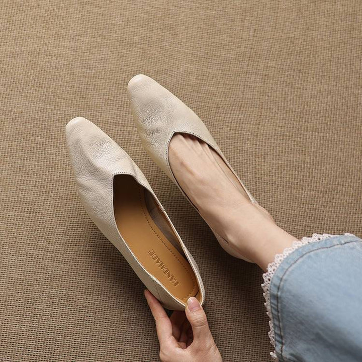 Darsi Genuine Leather Flats