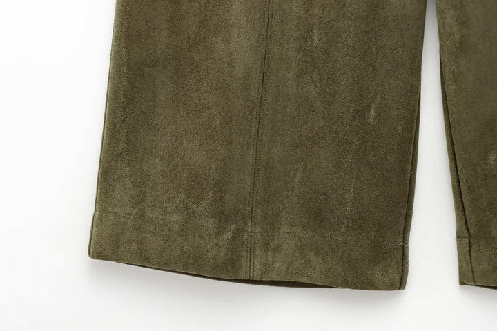 NOVAE | Suede-style shorts