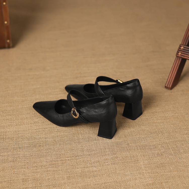 Azra Genuine Leather Heels