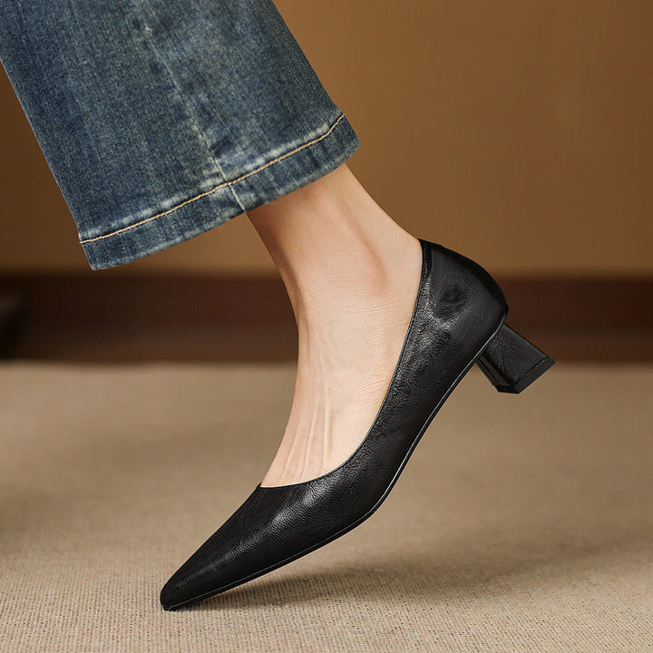 Kreya Genuine Leather Heels