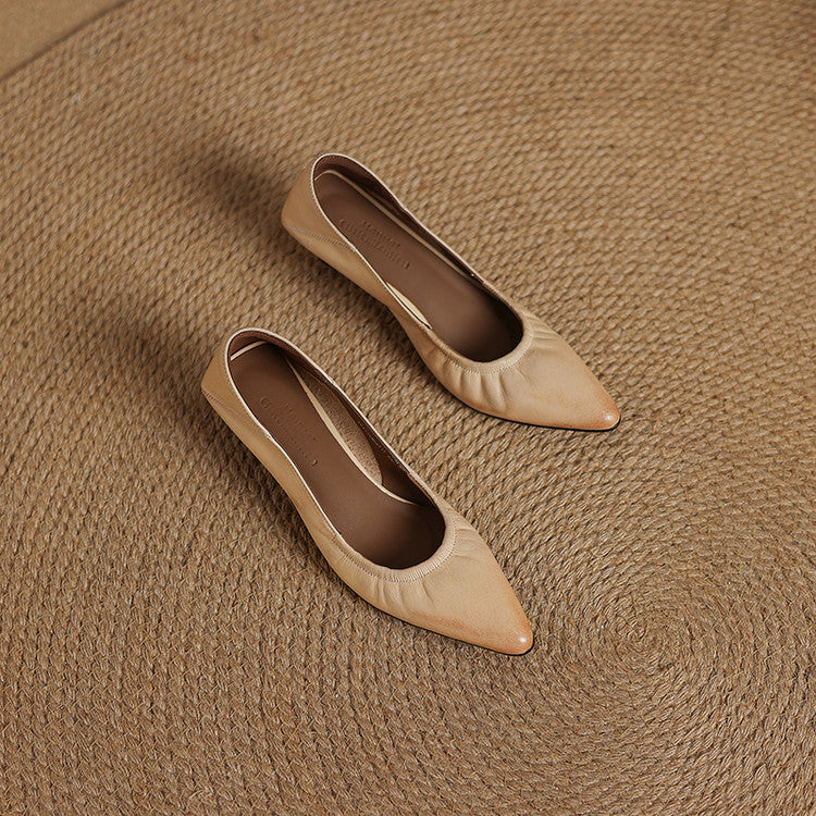 Liora Genuine Leather Heels
