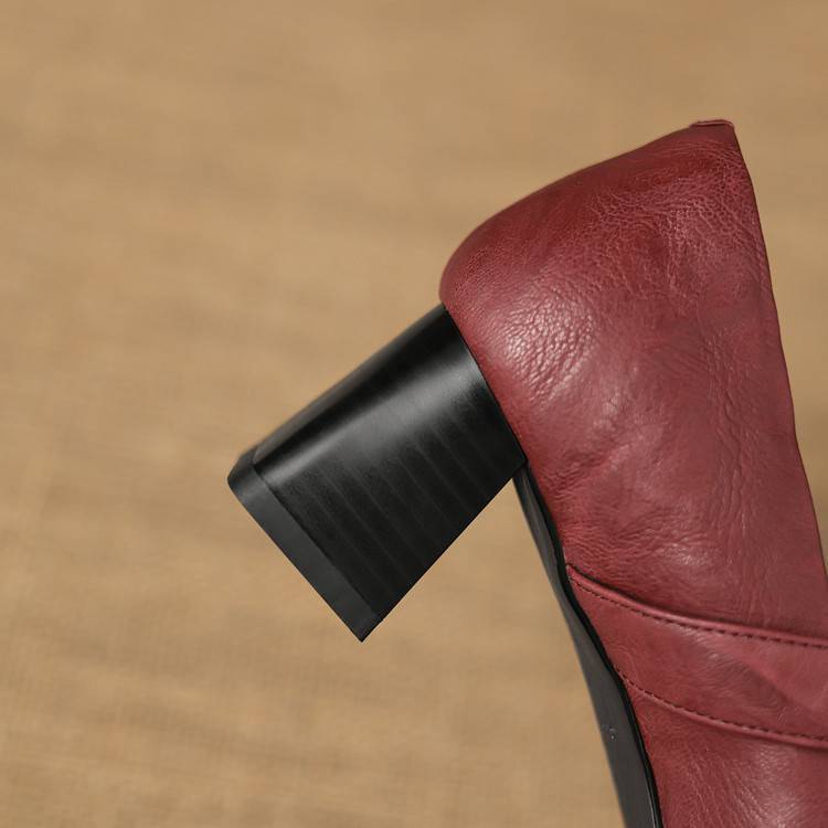 Azra Genuine Leather Heels