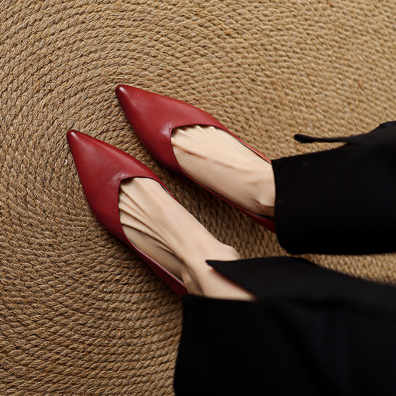 Elan Genuine Leather Heels
