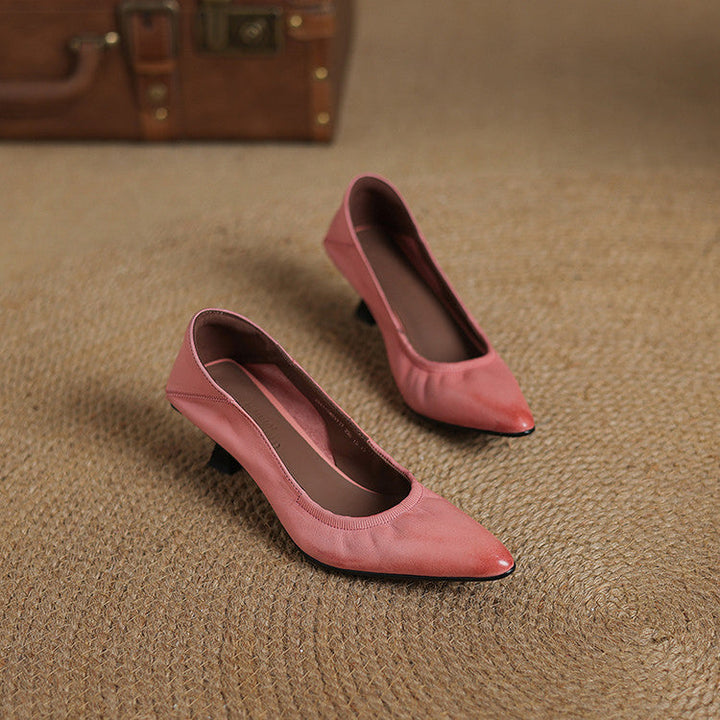 Liora Genuine Leather Heels