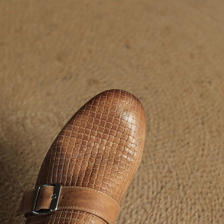 Emrie Genuine Leather Mules