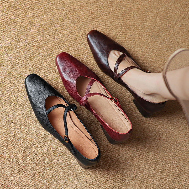 Evra Genuine Leather Heels