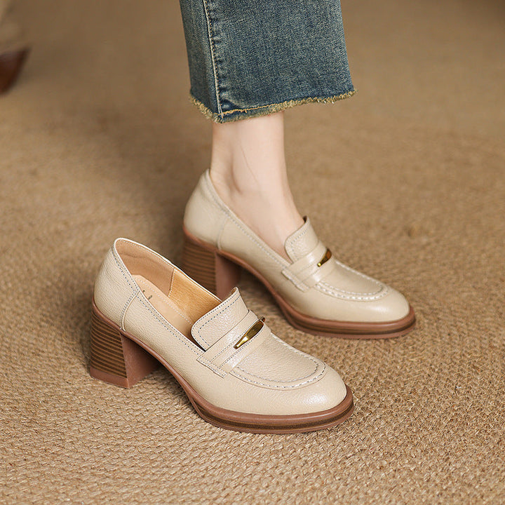 Zivra Genuine Leather Heels