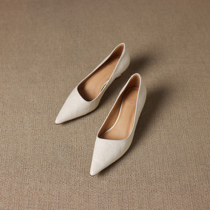 Elar Genuine Leather Heels