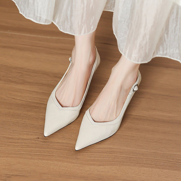 Ezel Genuine Leather Heels