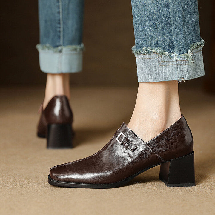 Ekra Genuine Leather Heels