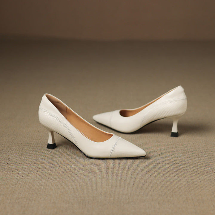 Elyra Genuine Leather Heels