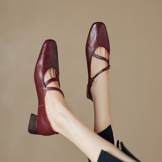Evra Genuine Leather Heels