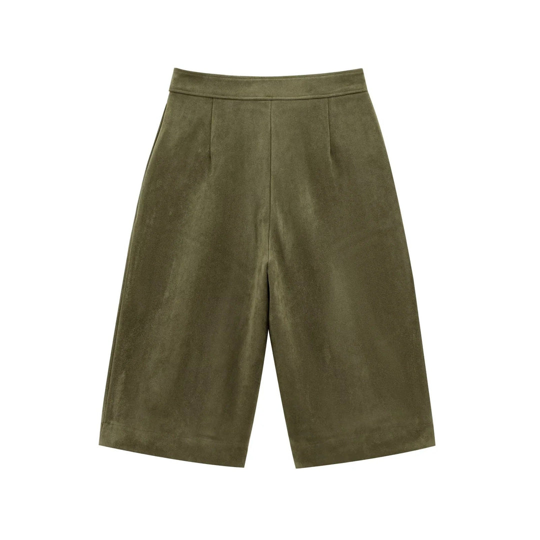 NOVAE | Suede-style shorts