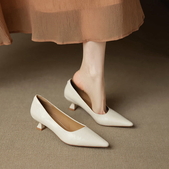 Aeris Genuine Leather Heels