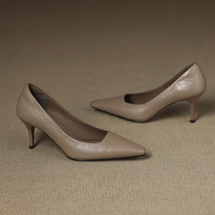 Enne Genuine Leather Heels