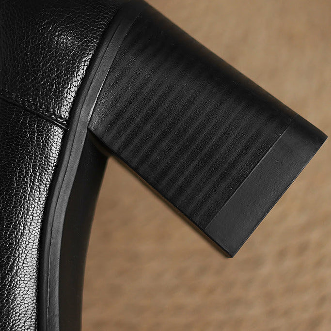 Zivra Genuine Leather Heels