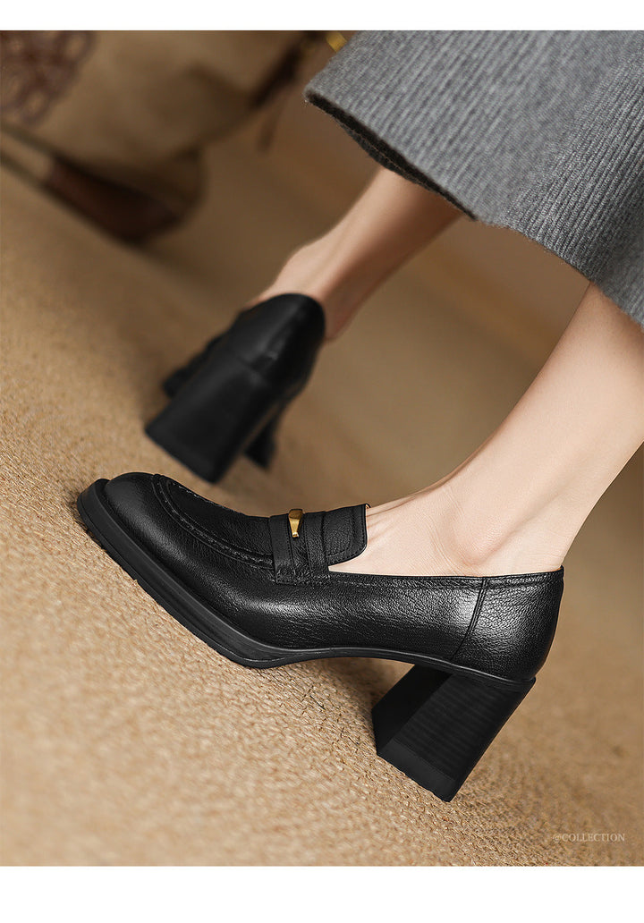 Zivra Genuine Leather Heels