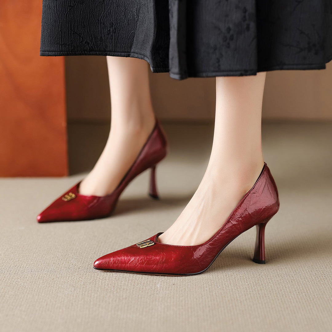 Blair Genuine Leather Heels