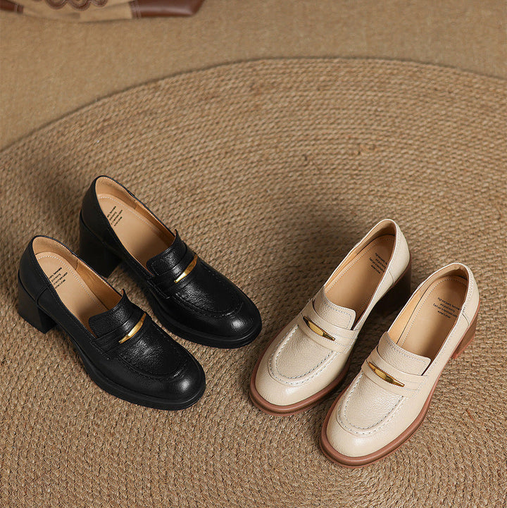 Zivra Genuine Leather Heels